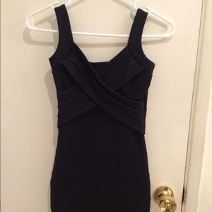 Black Charlotte Russe bodycon dress