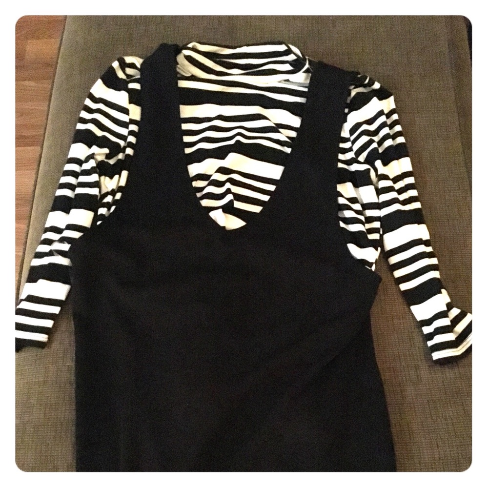 Black and white dress