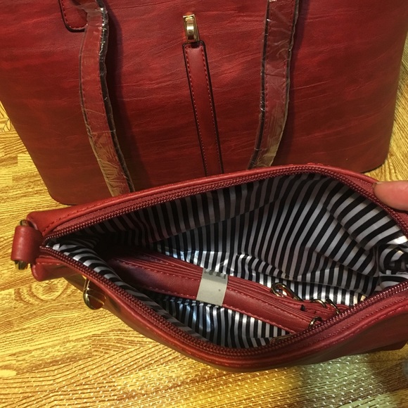 🆕 2 pcs genuine leather handbag  & shoulder bag - Picture 4 of 6