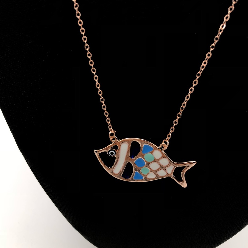 Good Luck Fish Rose Gold Plated🐟🎁Happy Holiday🎄