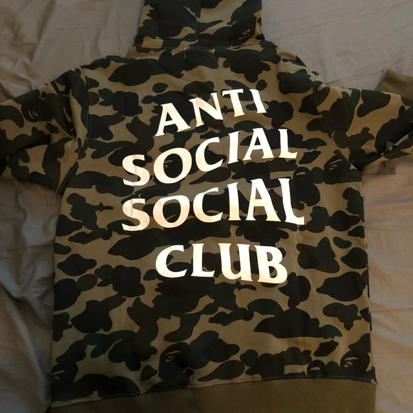 Bape Tops - BAPE Anti Social XL with tags