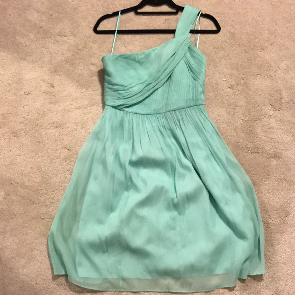 J Crew mint green Lucienne Bridesmaid Dress