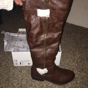 Bamboo brand knee high riding boots