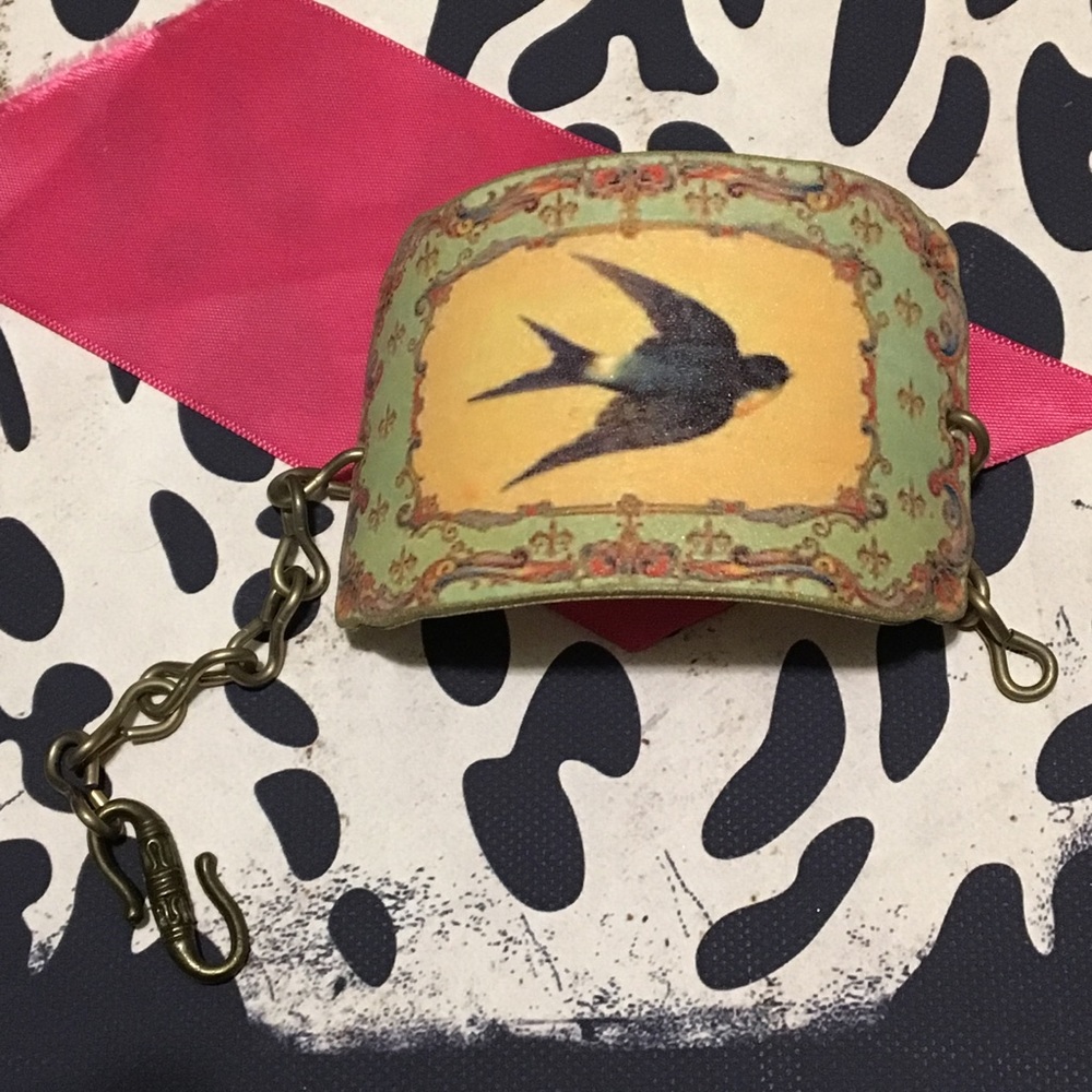 Artist made picture bracelet