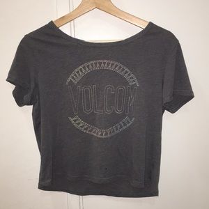 pacsun volcom grey tee