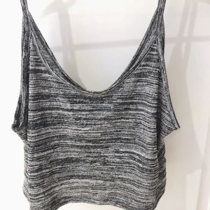 Divided crop top