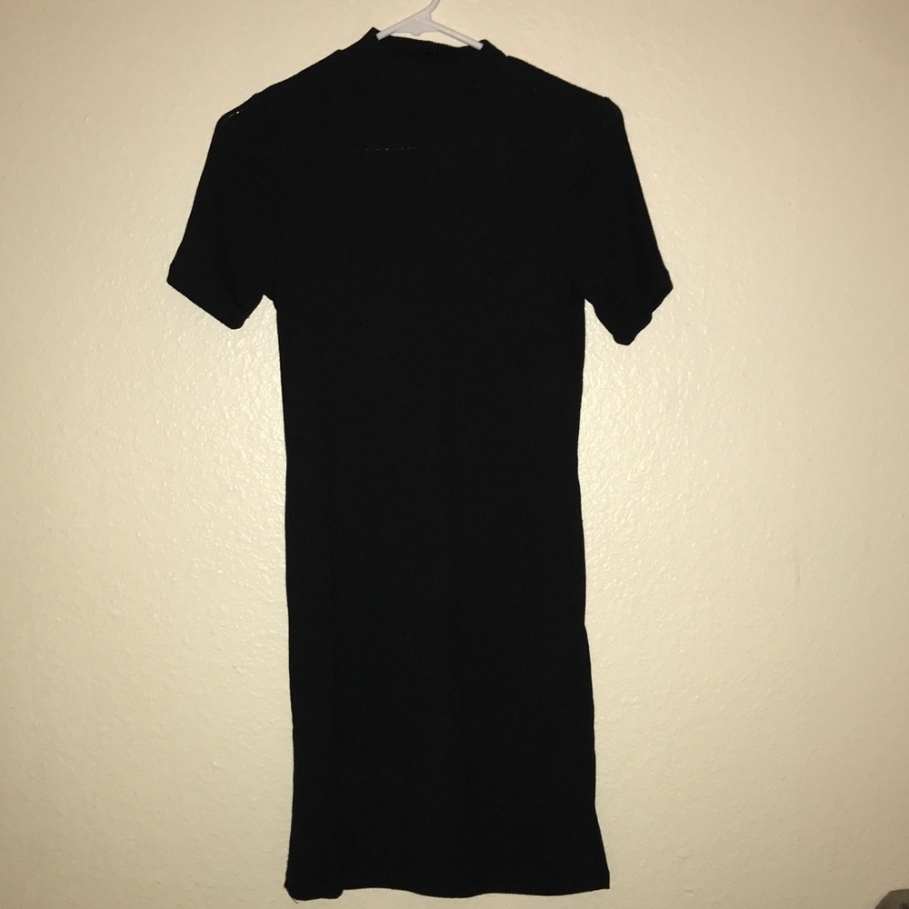 Black high neck - short dress