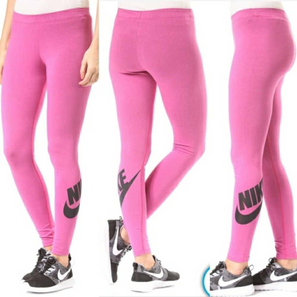 Women's Pink Nike Leggings