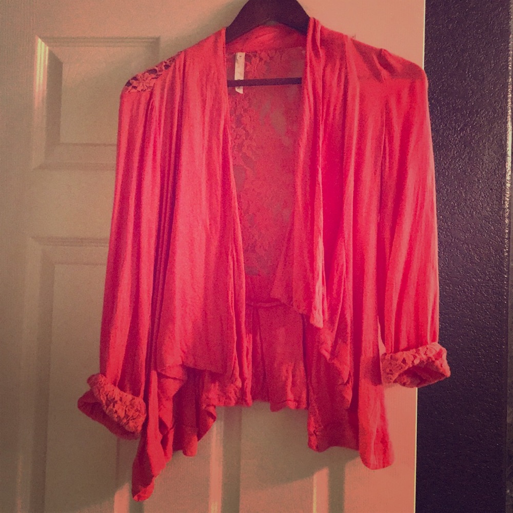 Pink shoulder light jacket/shoulder cover