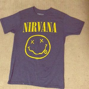 Nirvana 2015 blue shirt