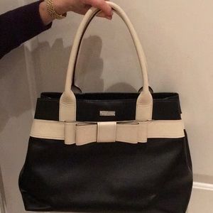 Kate Spade leather tote handbag.