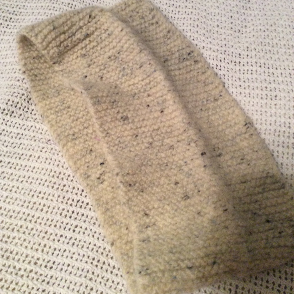 Neck warmer mini infinity scarf