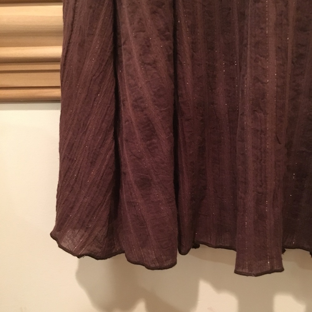 Brown & Gold Flowy Dress 💛 - Picture 6 of 8