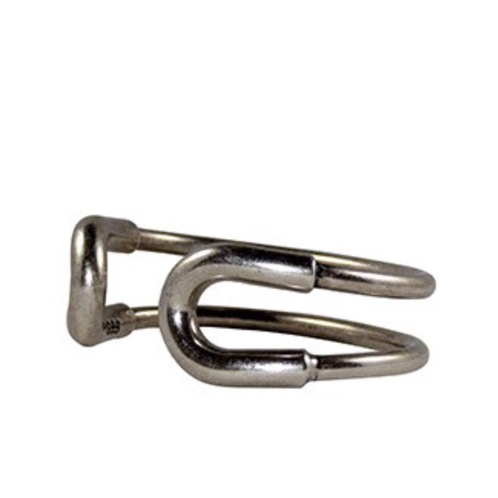 Giles & Brother Skinny Cortina Cuff Silver Plated