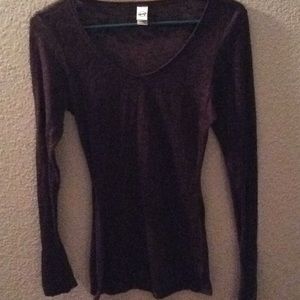 NWOT Sheer long sleeve layer shirt