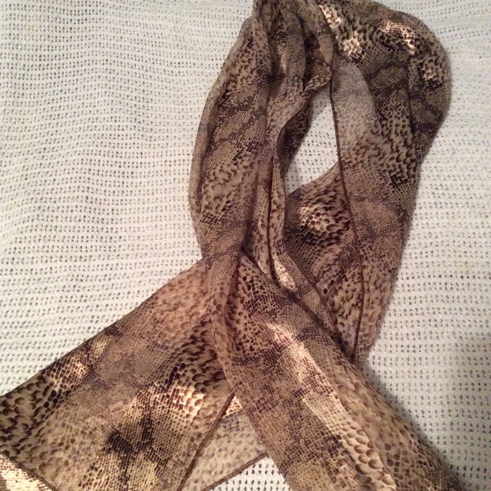 Fun Animal Print Accent Scarf