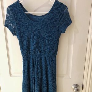 Teal Ruby and Bloom lace dress