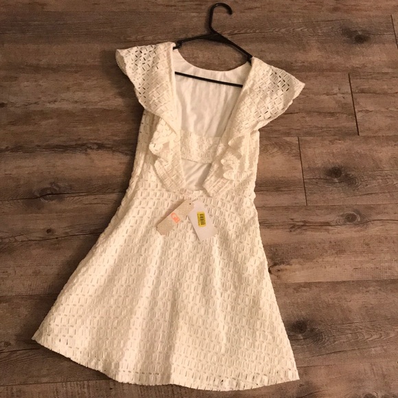 Gianni Bini cream summer dress - Picture 2 of 2