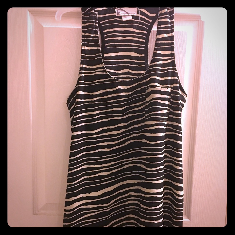 Imaginary Voyage zebra print dress