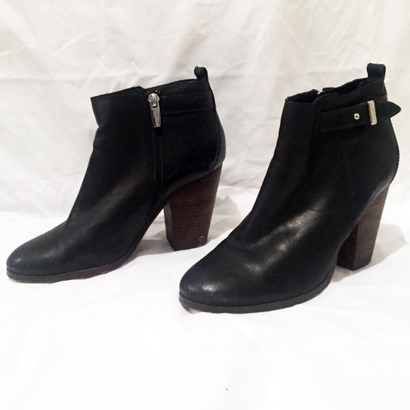coach black ankle boots
