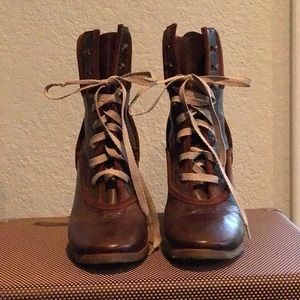 Chloe tie up boots
