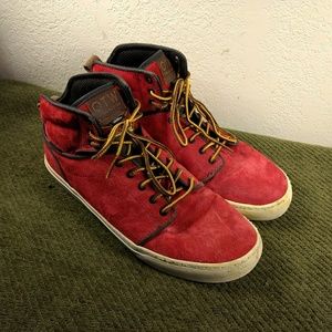 Vans Red OTW Collection Suede Size 12 Men's