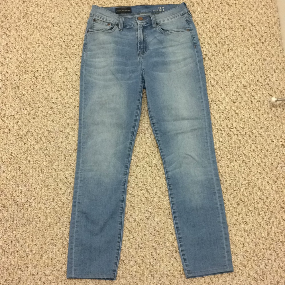 Used J Crew High waisted jeans size 27