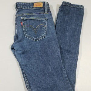 Levis Sz 1 Medium 524 Too Superlow Skinny Jeans