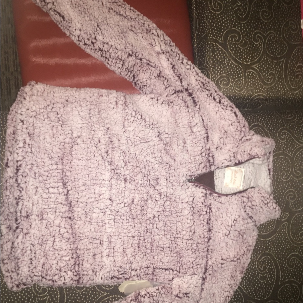 BURGANDY SOFT CHUBBY SWEATER