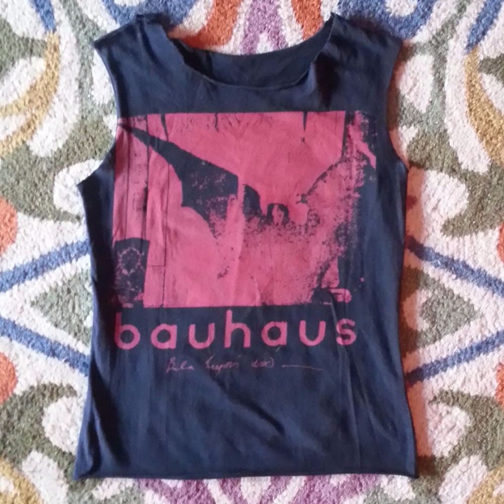 🍭SOLD🍭Vintage Bauhaus Muscle Shirt Bela Lugosi