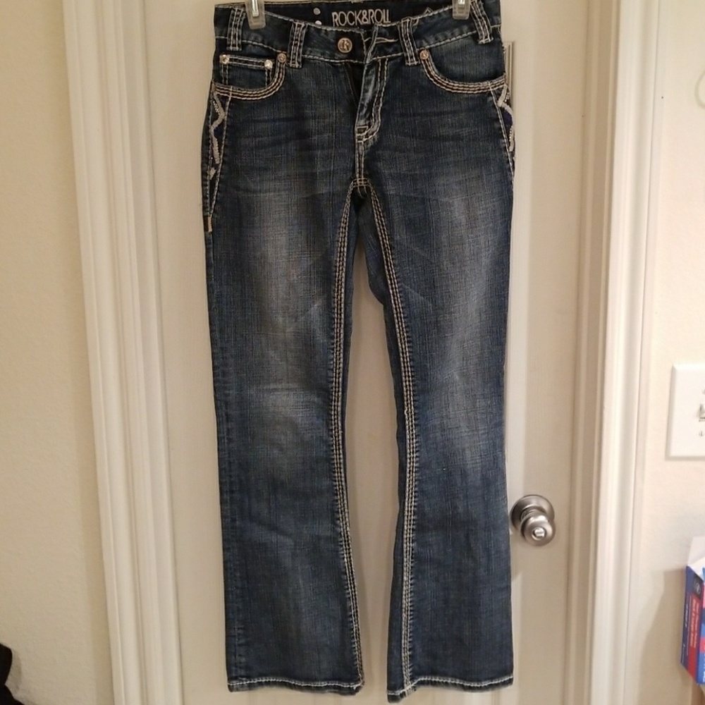 Rock and roll midrise jeans