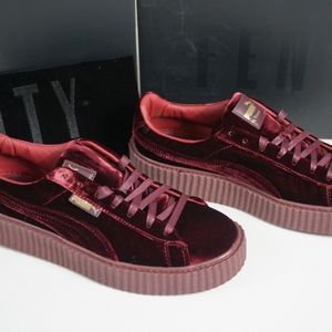 Puma Creeper Velvet Fenty Rihanna Royal Maroon 10