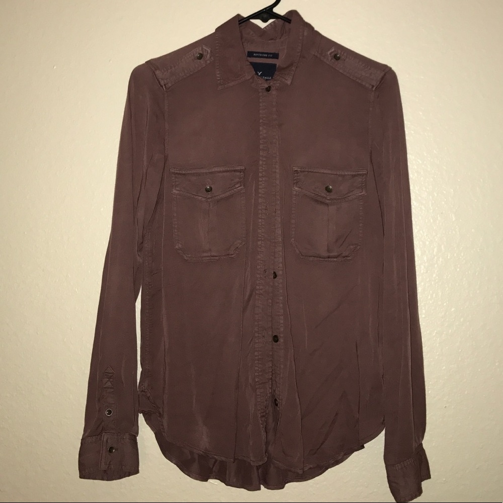 American Eagle Mauve long sleeve