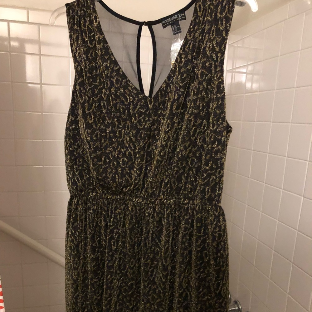 NWT Black and Gold dress