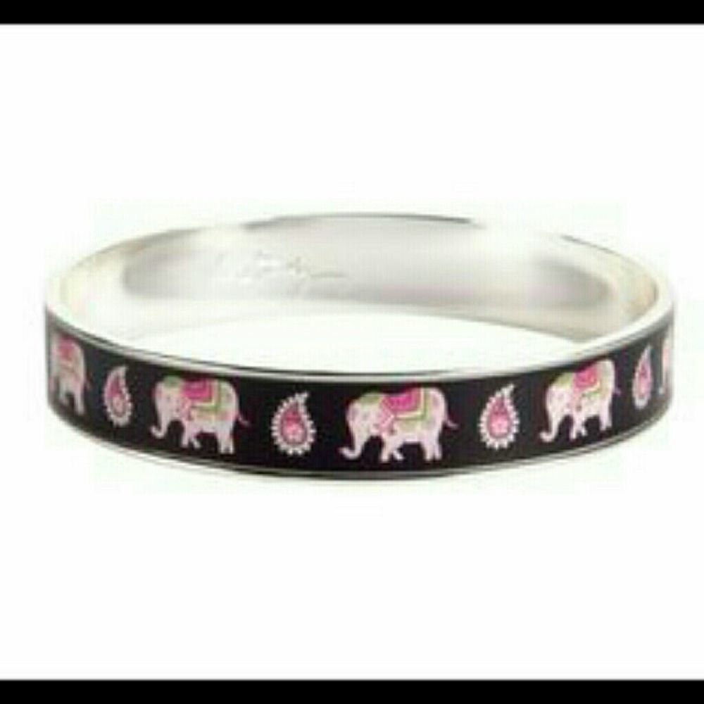 Vera Bradley Pink Elephants Bangle Bracelet