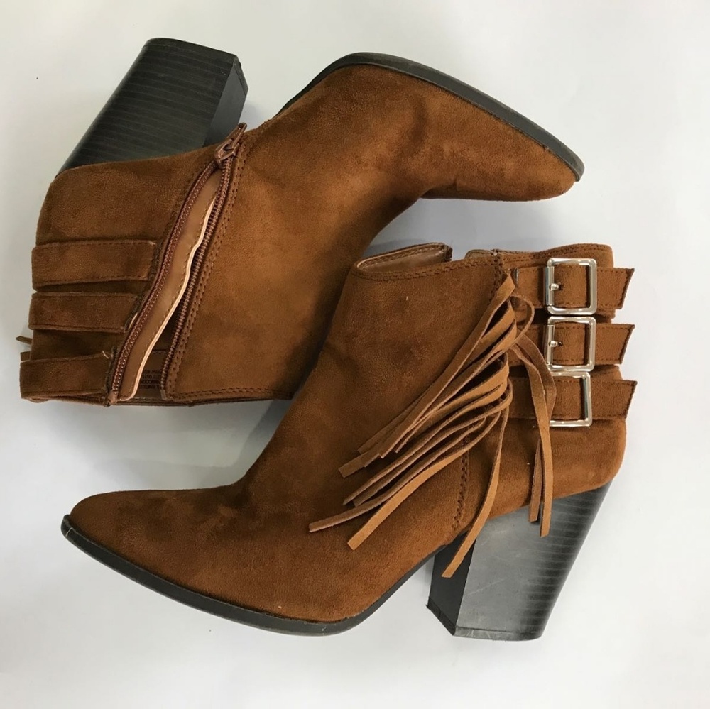 Suede ankle boots