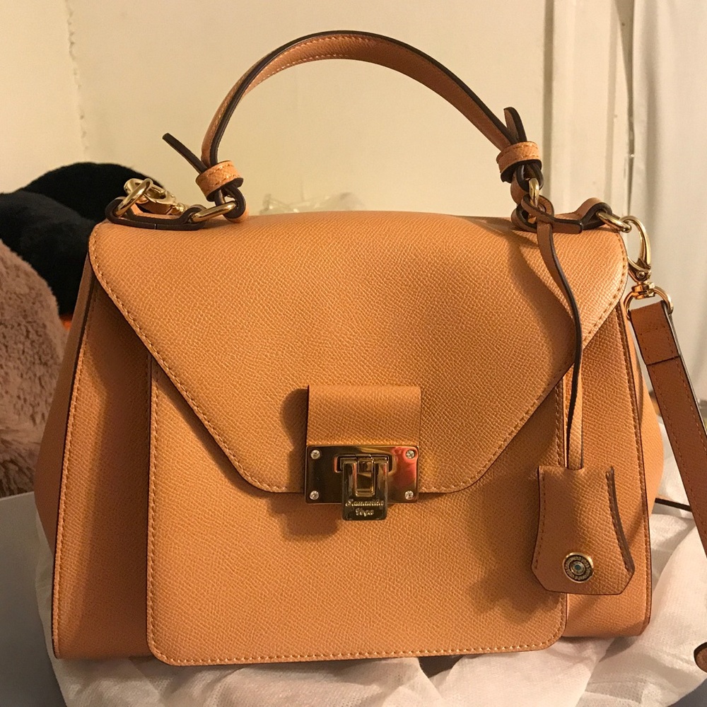 Samantha Thavasa Satchel in Tan