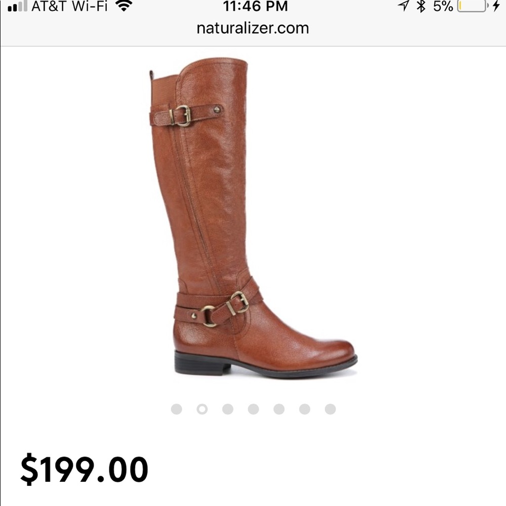 Naturalizer boots never worn. Leather!!