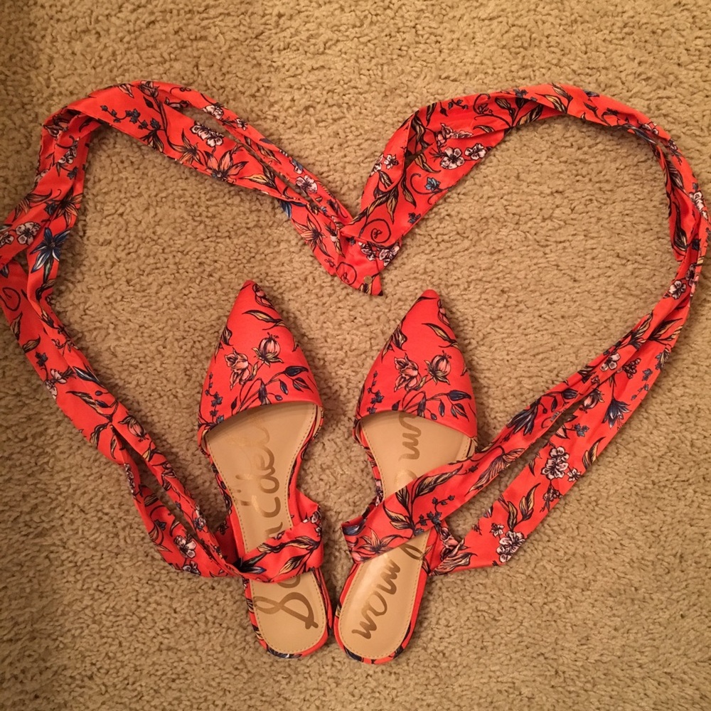 Brandie ankle-wrap flat sandals