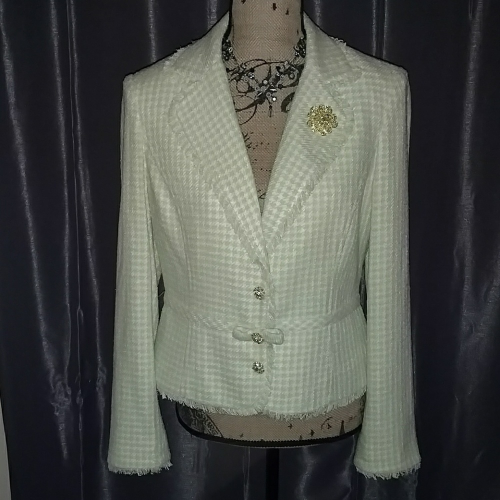 ICE Blazer Houndstooth Pattern Size 8