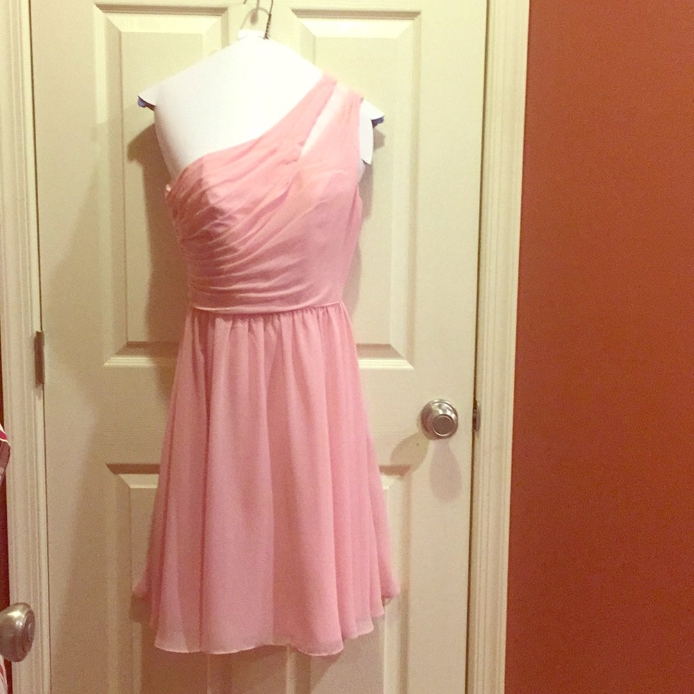 Alfred Angelo bridesmaid dress, tea rose