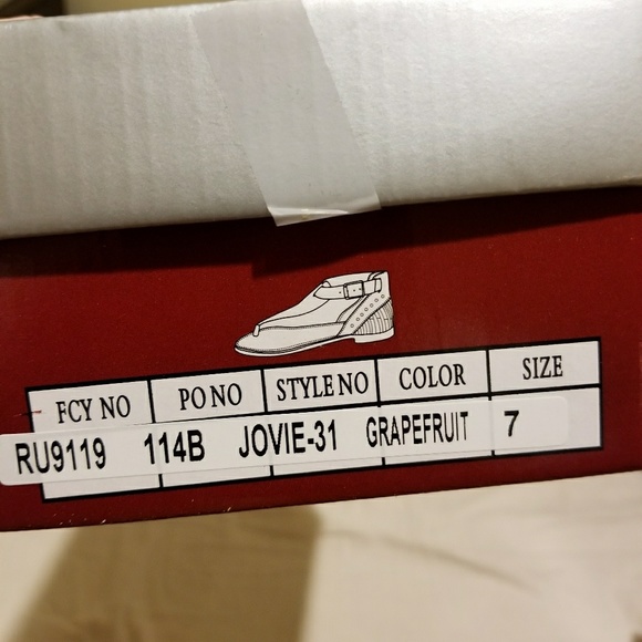 Breckelle Grapefruit Color Sandals - Picture 5 of 5