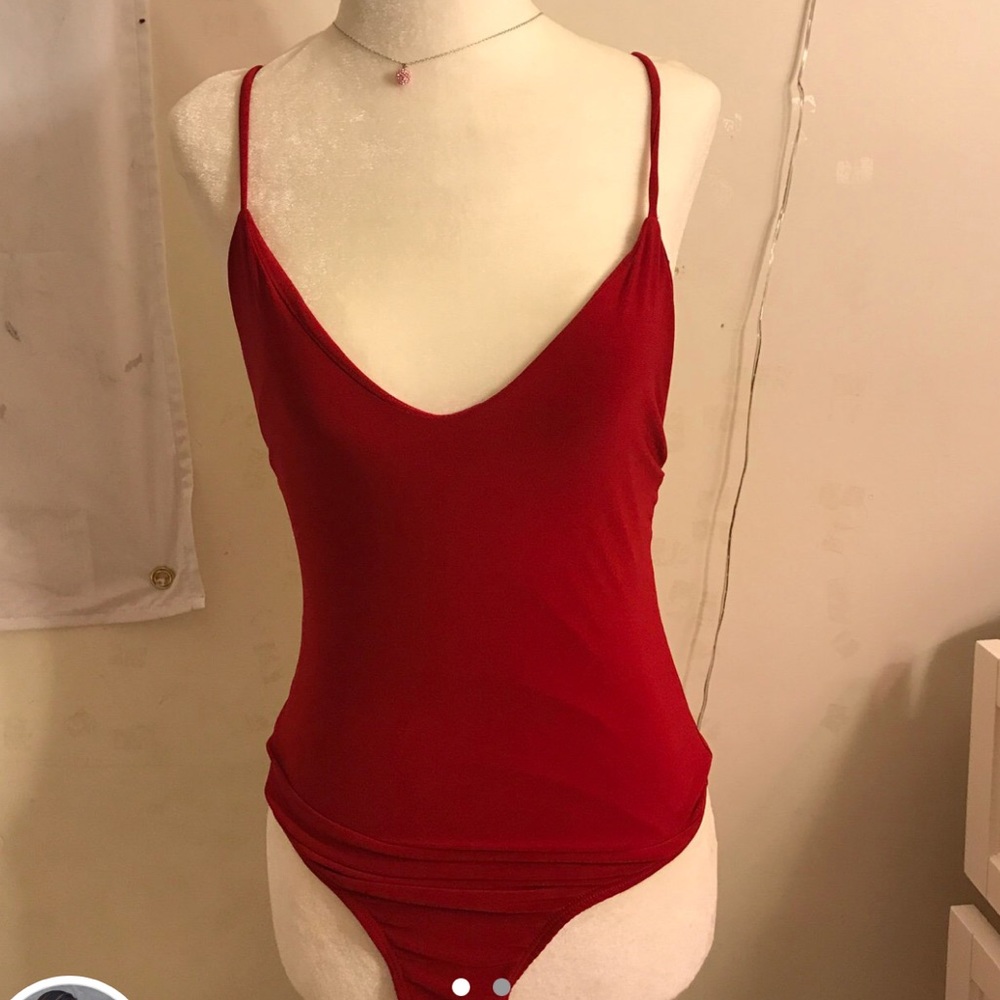 Red bodysuit