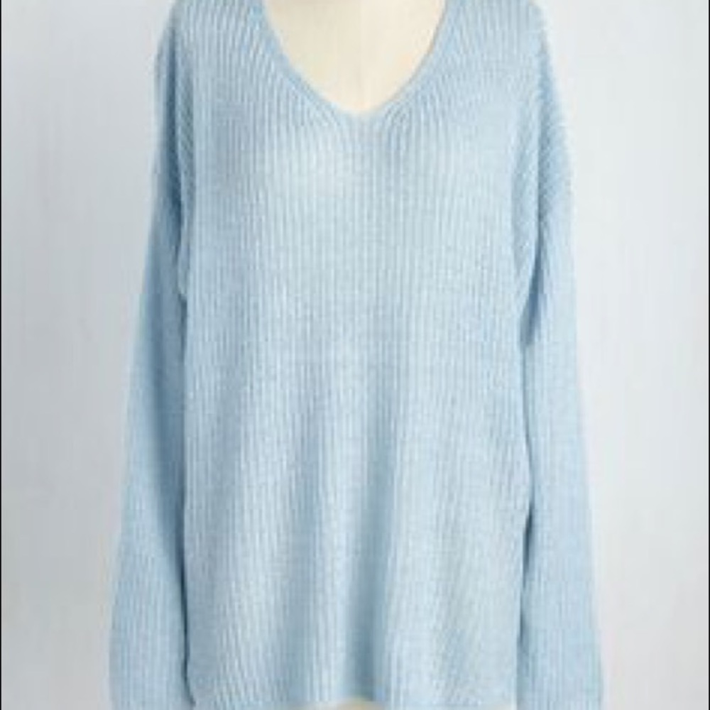I Second that Locomotion Sweater in Blue