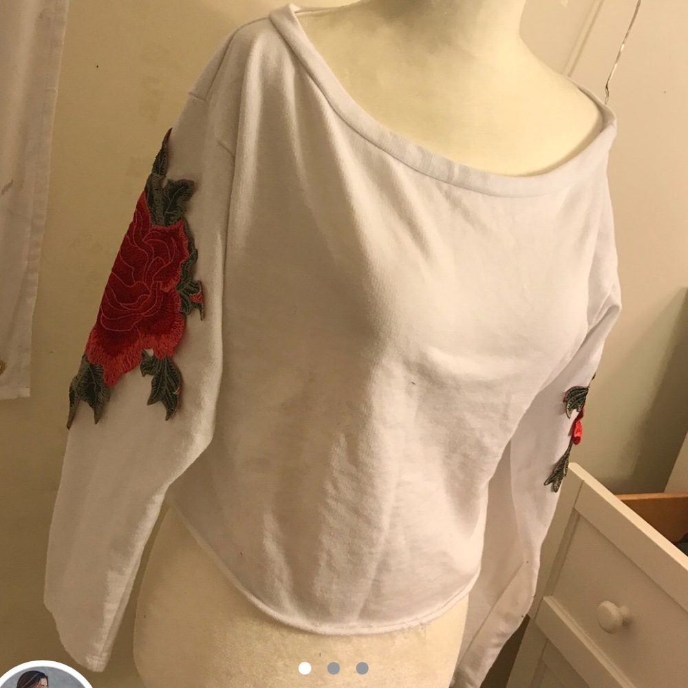 Rose long sleeve shirt