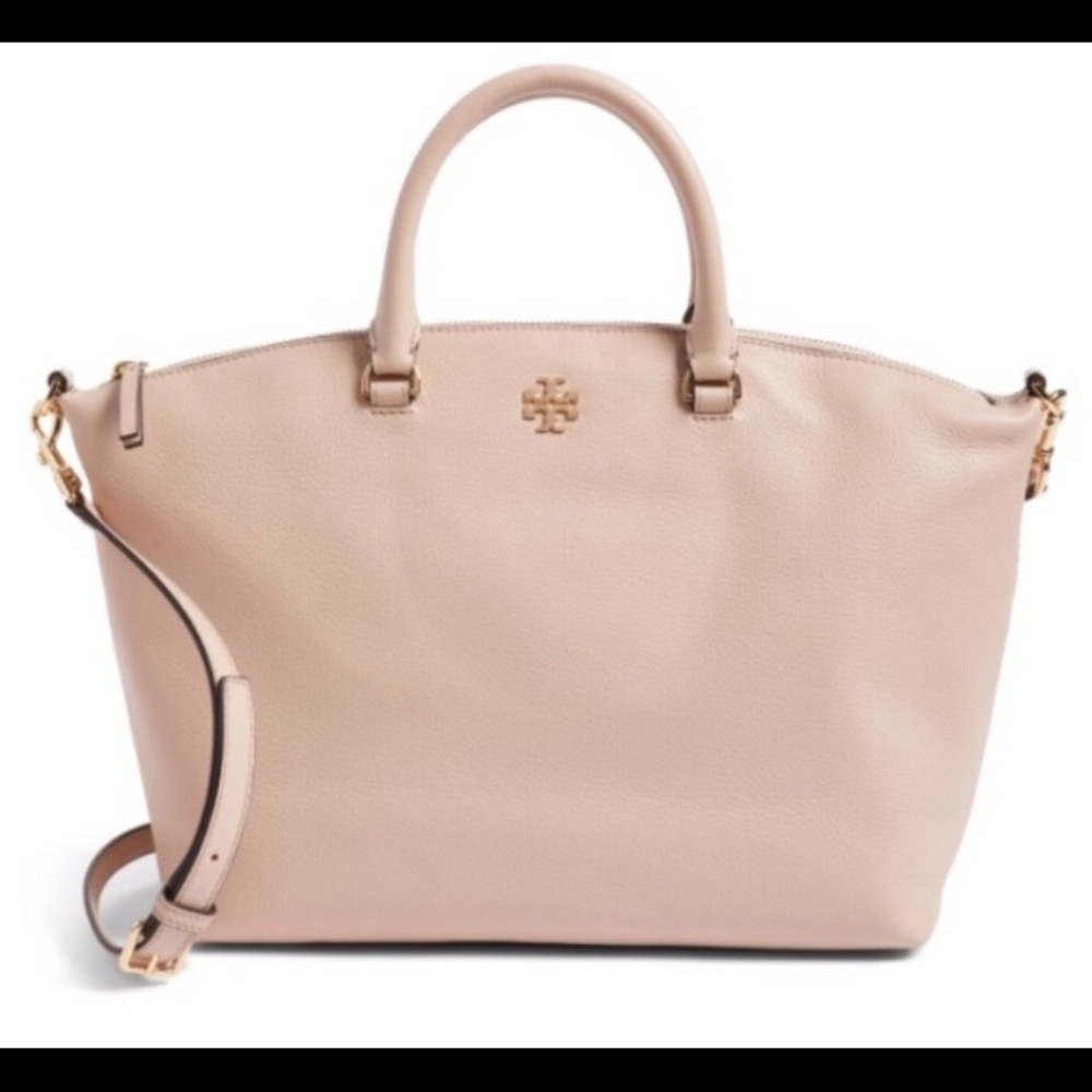 "SOLD" Tory Burch Light oak Freida satchel