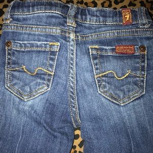 7 for all mankind skinny jeans 18m