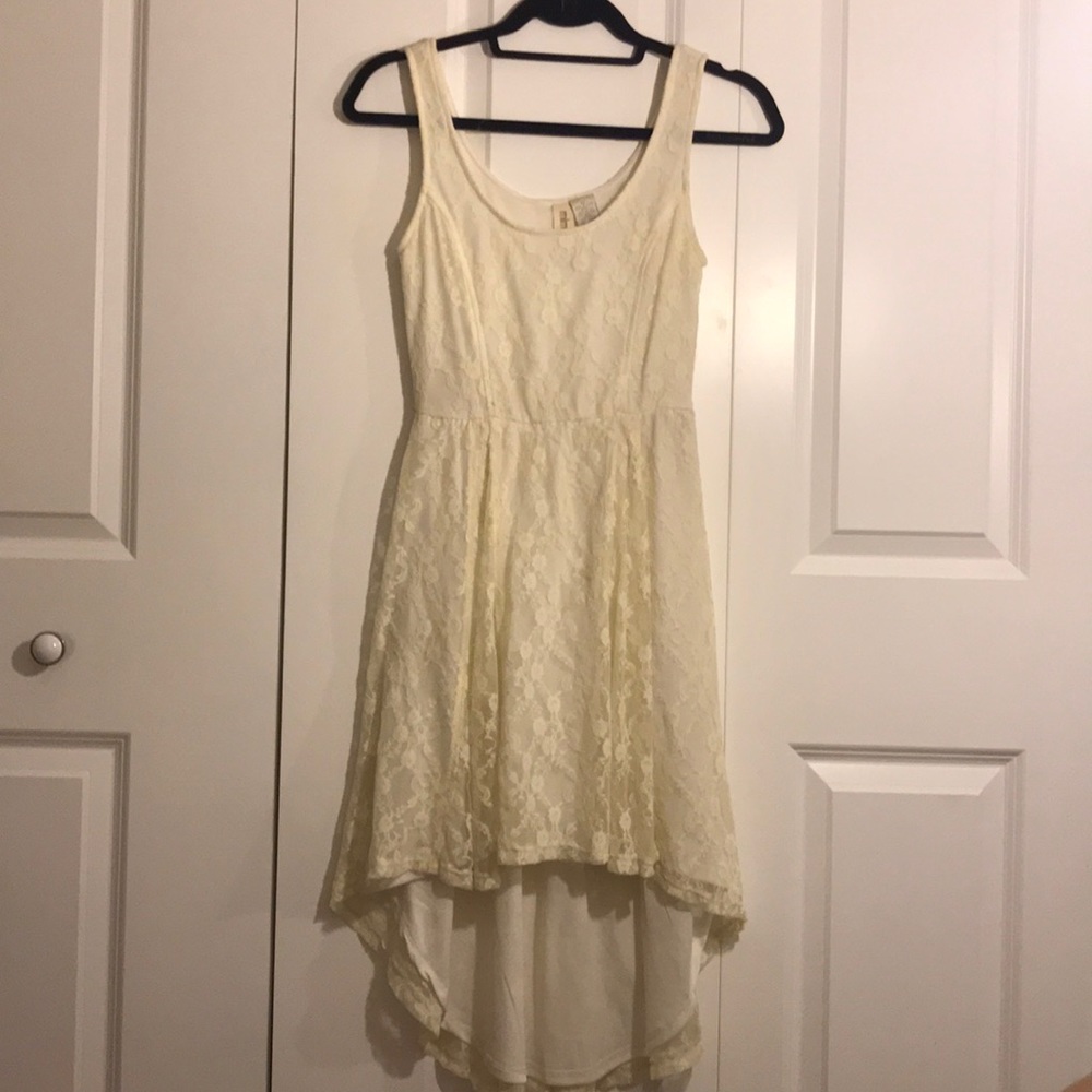 Cream lace dress