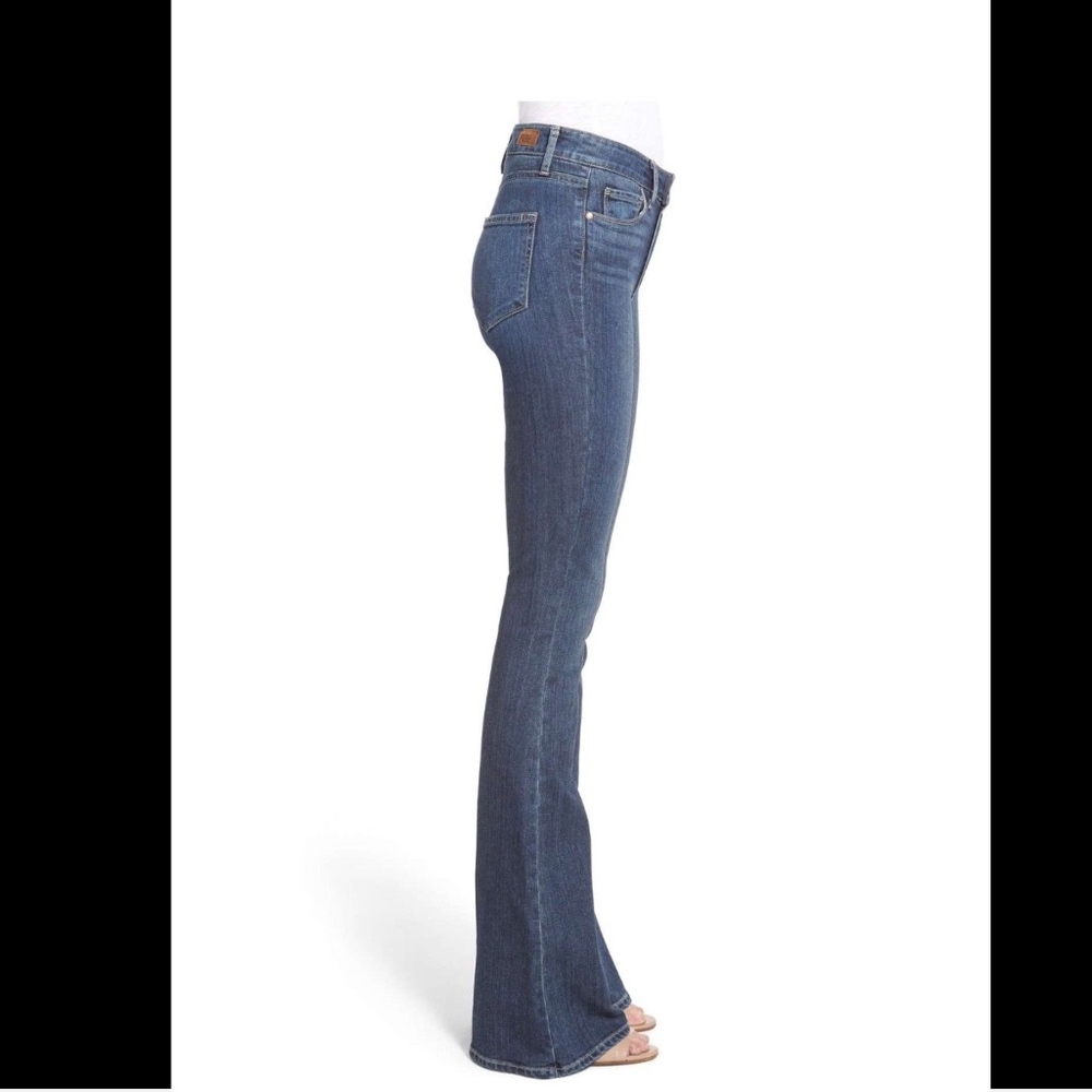 Paige Denim High Rise Bell Bottom Canyon Flare