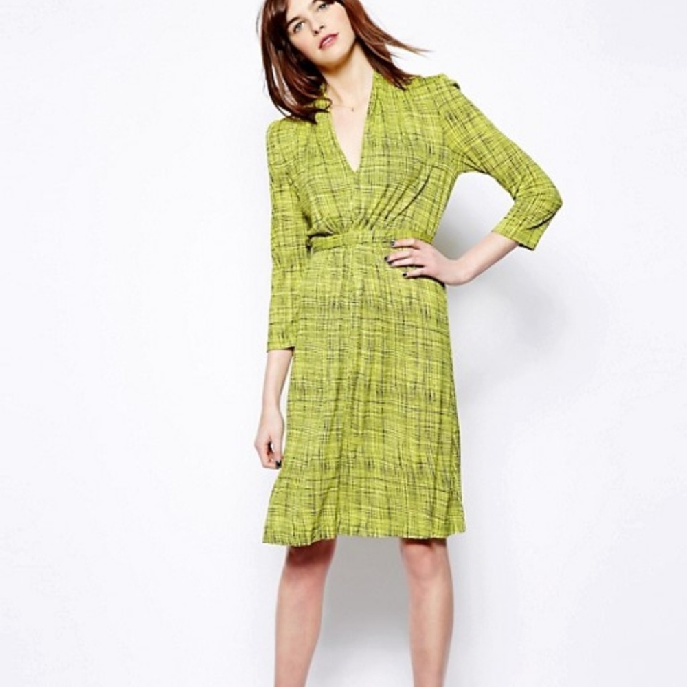 ASOS French Connection Print V Neck Dress